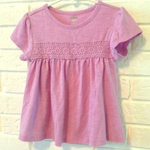Old Navy- Toddler Girl Eyelet Shirt